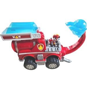 Paw Patrol Marshall Elephant Fire Truck  launcher Vehicle Marshall Figure Red
